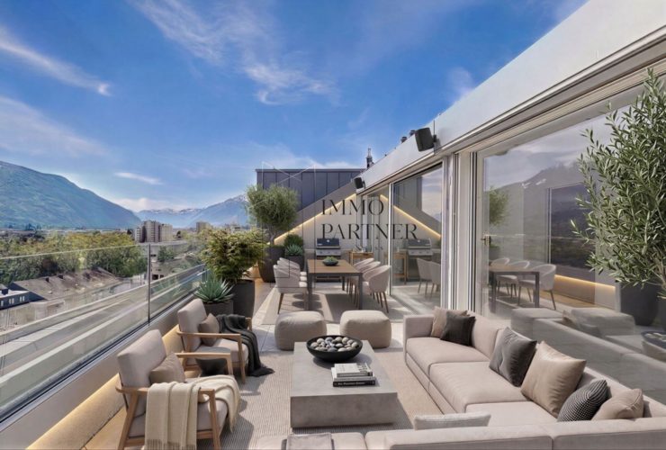 Exceptionnel attique duplex